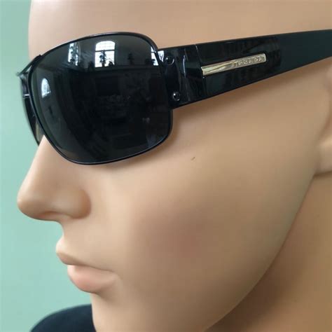 prada sunglasses spr61g|Prada Aviator Sunglasses SPR61G Black / Silver Italy .